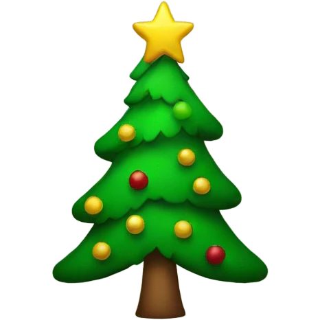 Christmas tree emoji