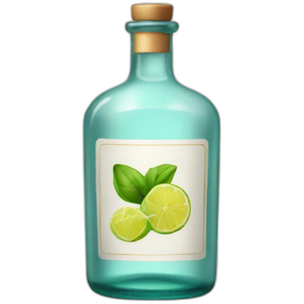 gin bottle emoji