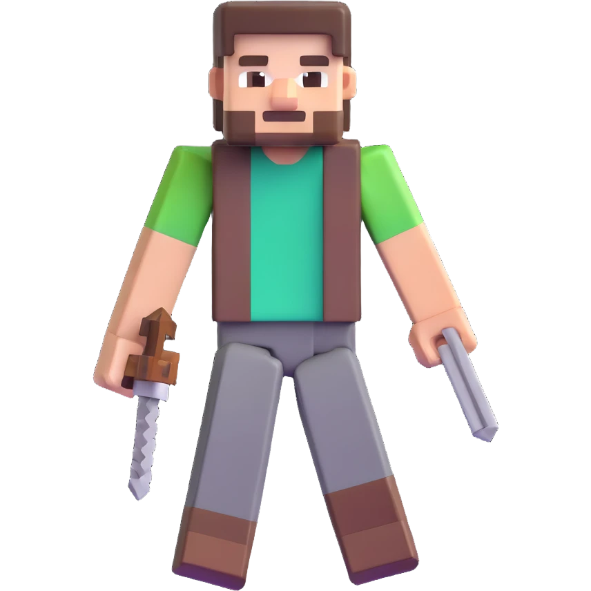 Minecraft character emoji