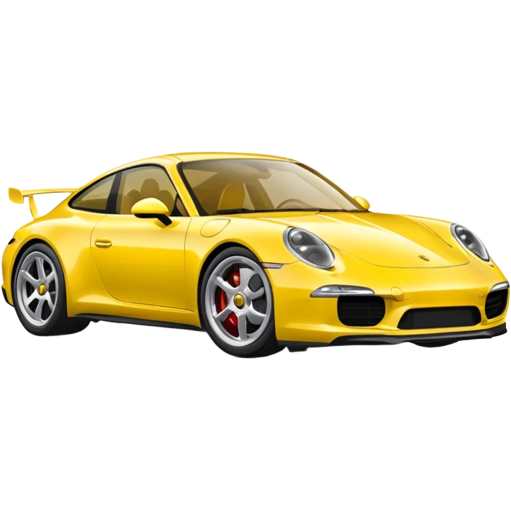 Yellow Porsche 911 emoji