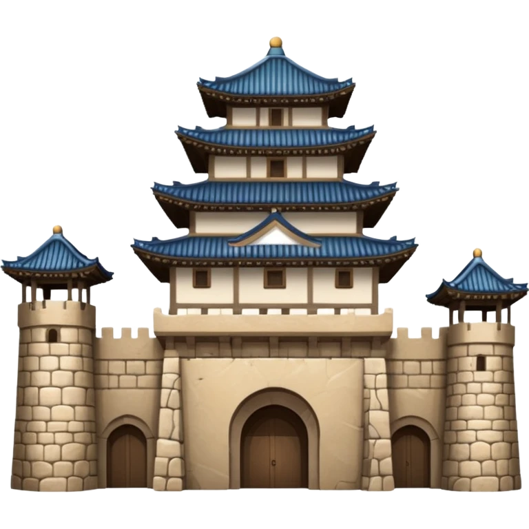 South Korea 
Hwaseong Fortress Palace castle emoji
