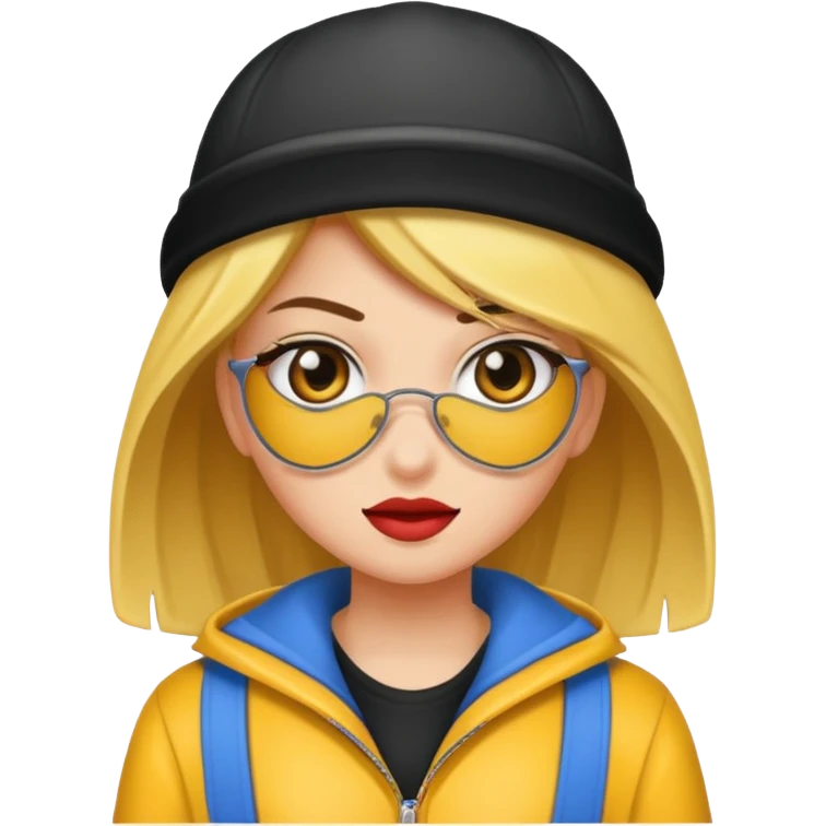 A hooligan girl emoji