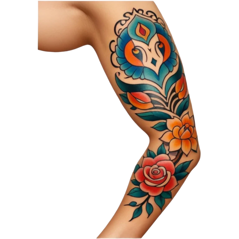 arm tattoo emoji