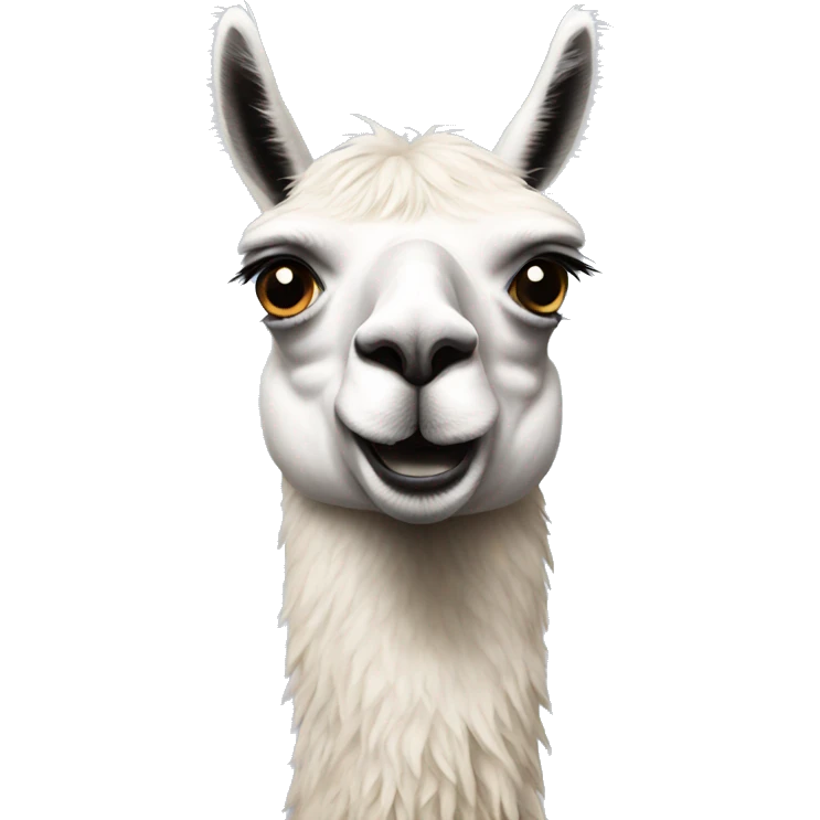 confused llama emoji