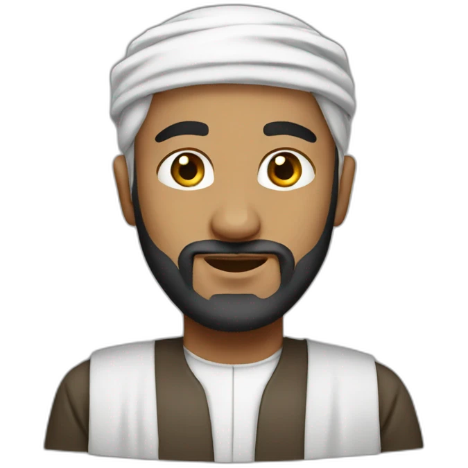 Islamic man emoji