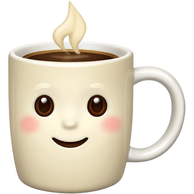 Christmas vanilla coffee emoji