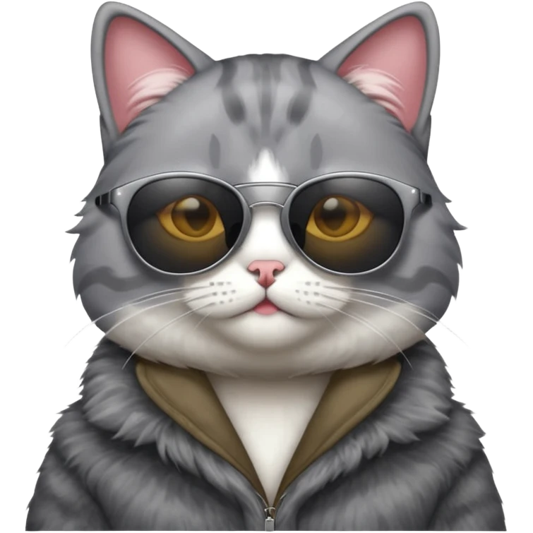 Cat wearing sunglasses emoji