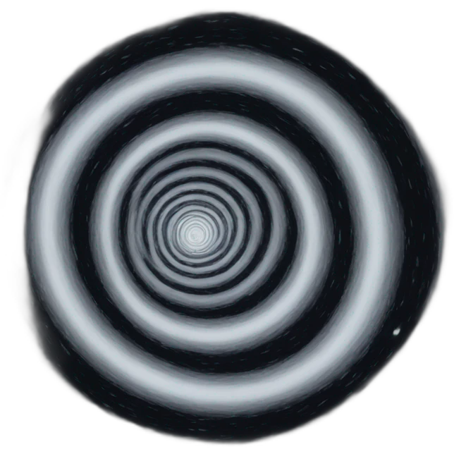 3d spiral black hole emoji