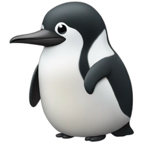 Un pingouin emoji