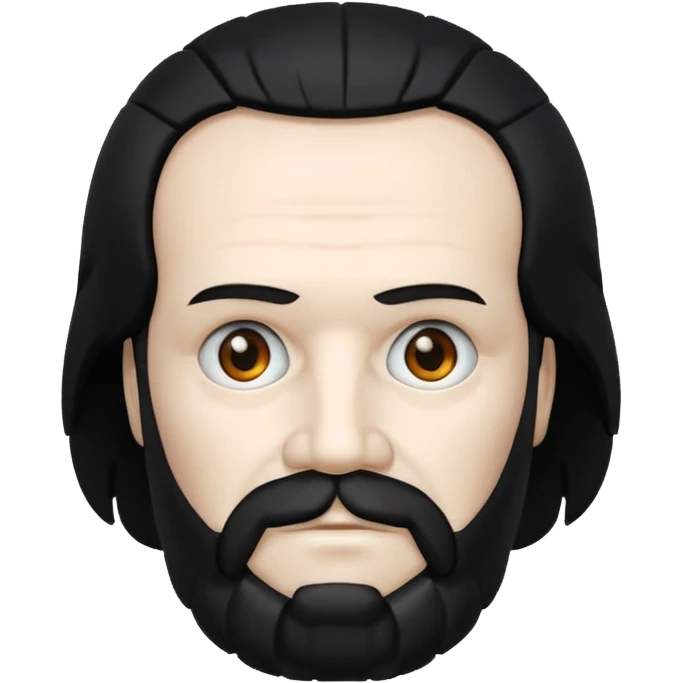Karl marx robot face hair emoji