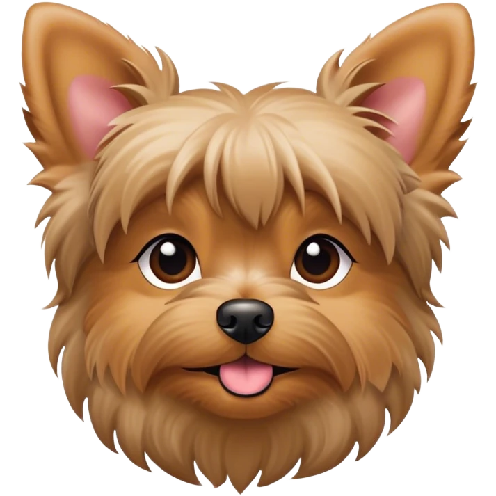 cute yorkie dog emoji