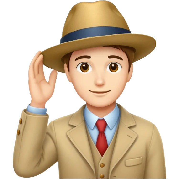 person tipping their hat emoji
