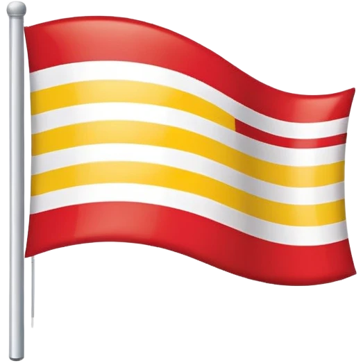 Флаг 🤍❤️💛 emoji