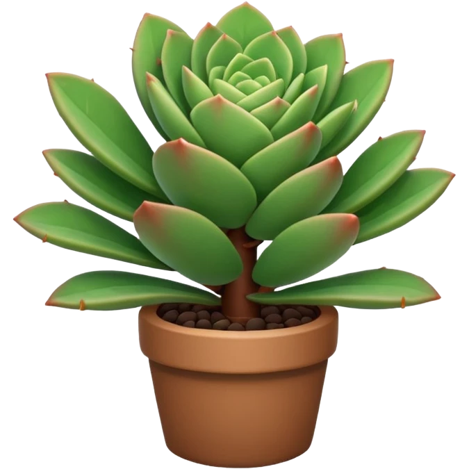 plant with small succulent like leaves emoji