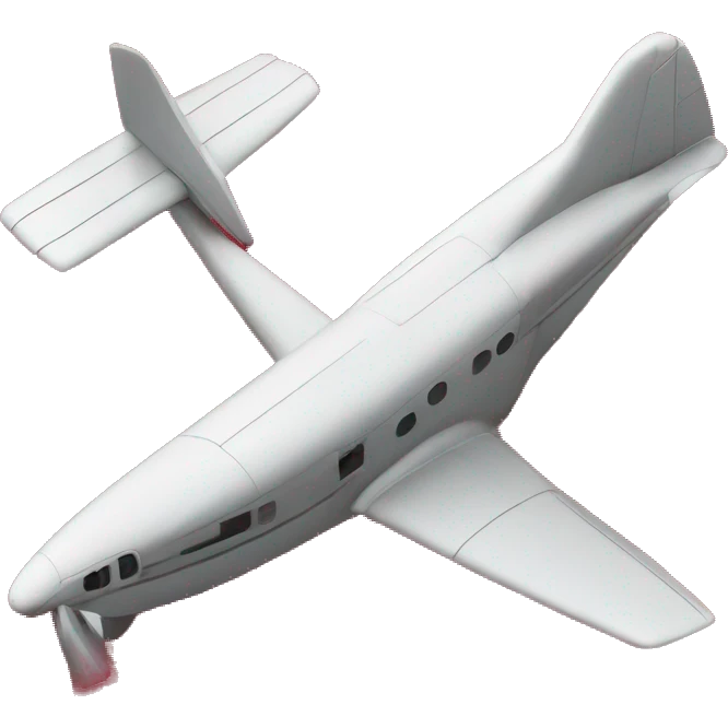 Amelia Earhart's Lockheed Vega 5B model in red emoji