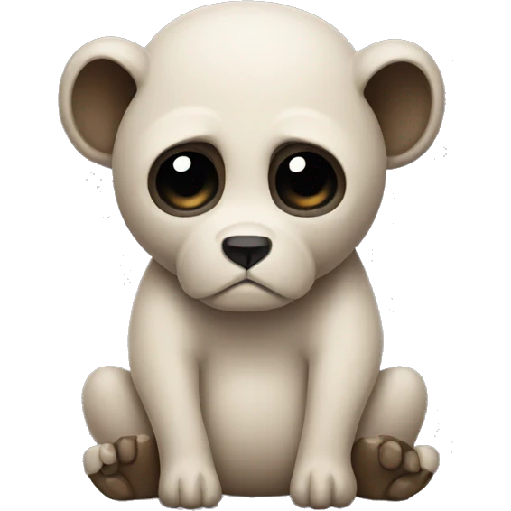 A skully sad endangered species animal emoji