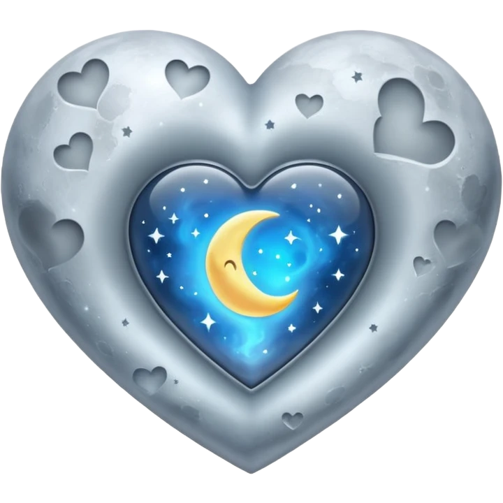 moon-themed heart emoji