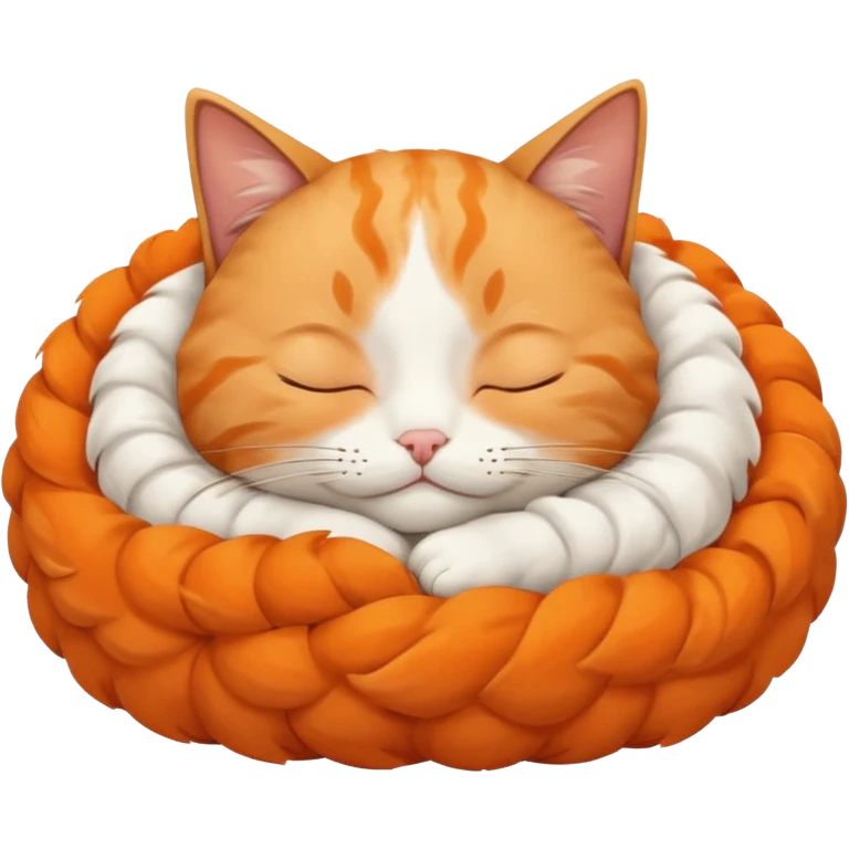 cat sleeping in dreems emoji