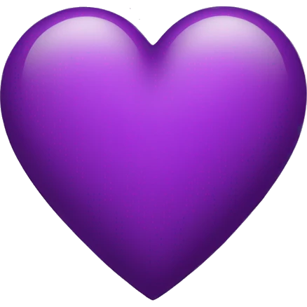 Ios heart purple emoji