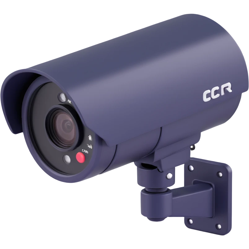 3d style CCTV camera emoji