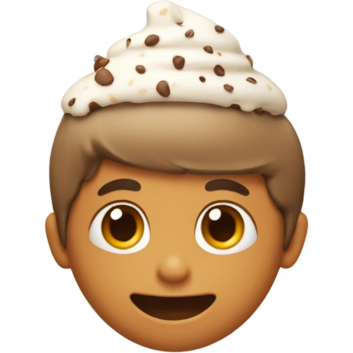 kid with ice cream hat emoji