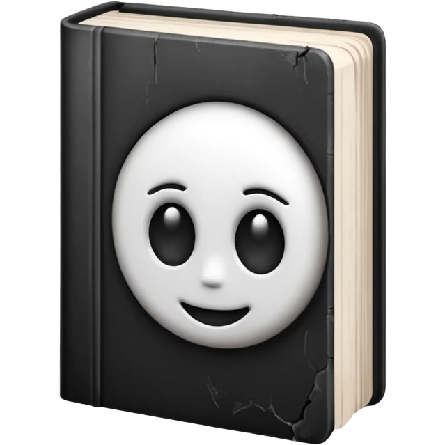 A cute 3D emoji of 1984 book emoji