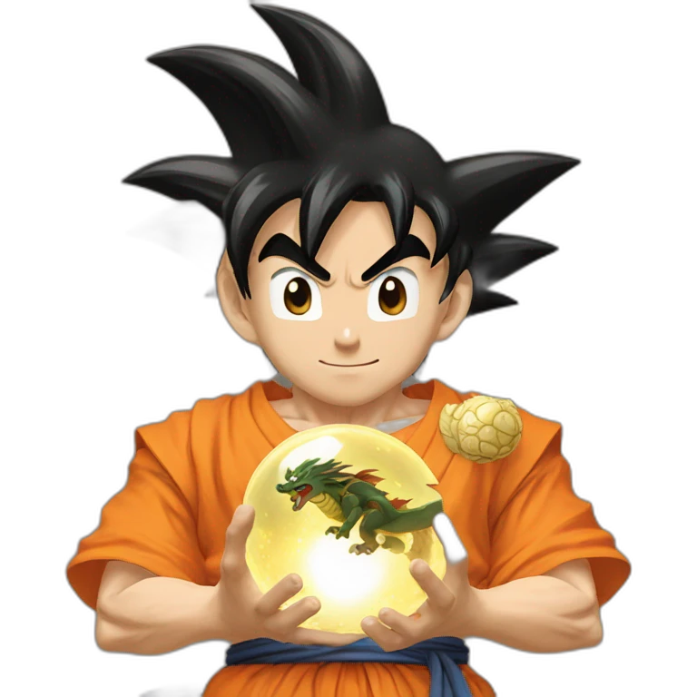 Goku-holding-an-dragonball emoji