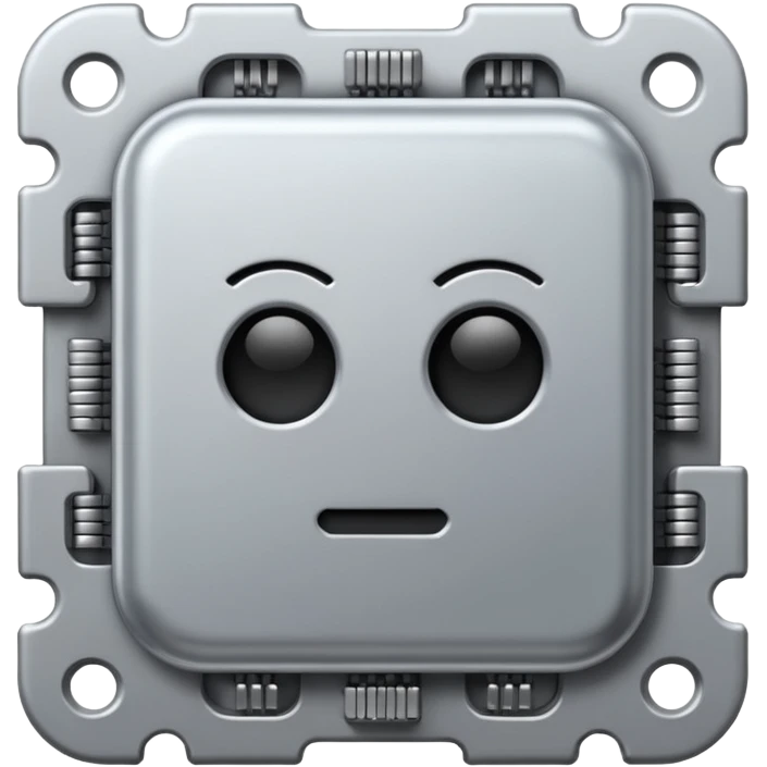 realistic CPU for PC emoji