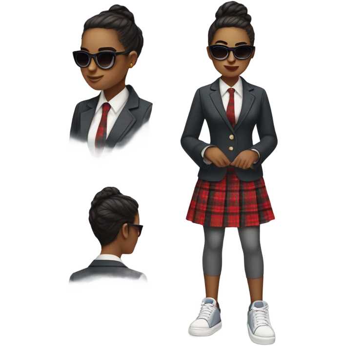 preppy baddie grr emoji