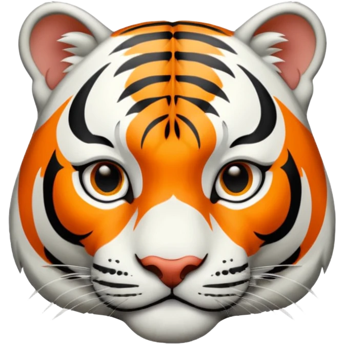 White tiger emoji