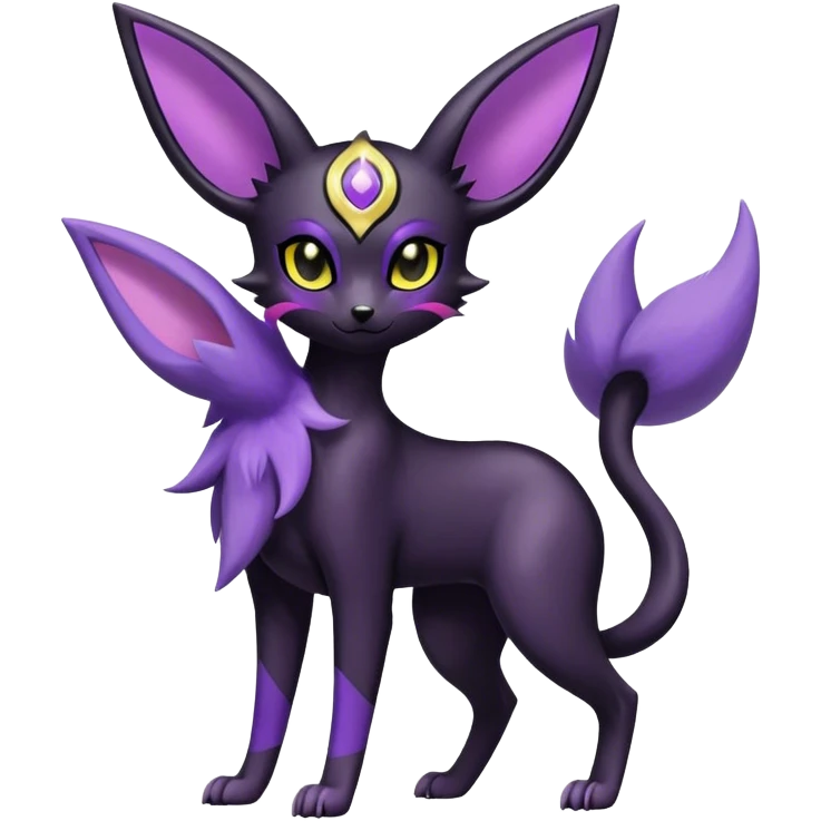 Noibat-Umbreon-Espeon-hybrid, full body emoji