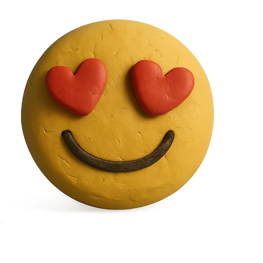 smiling face with heart-eyes emoji