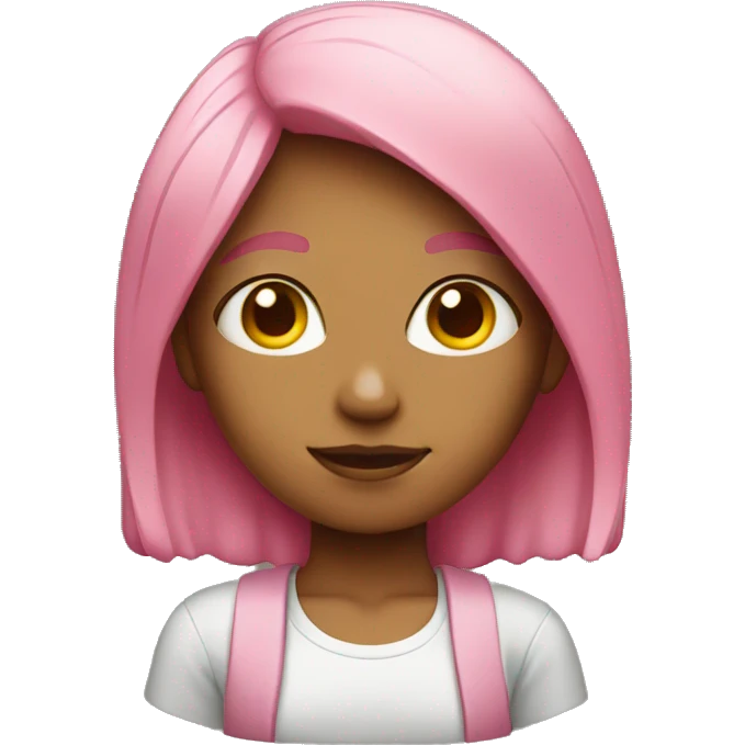 girl with pink hair  emoji