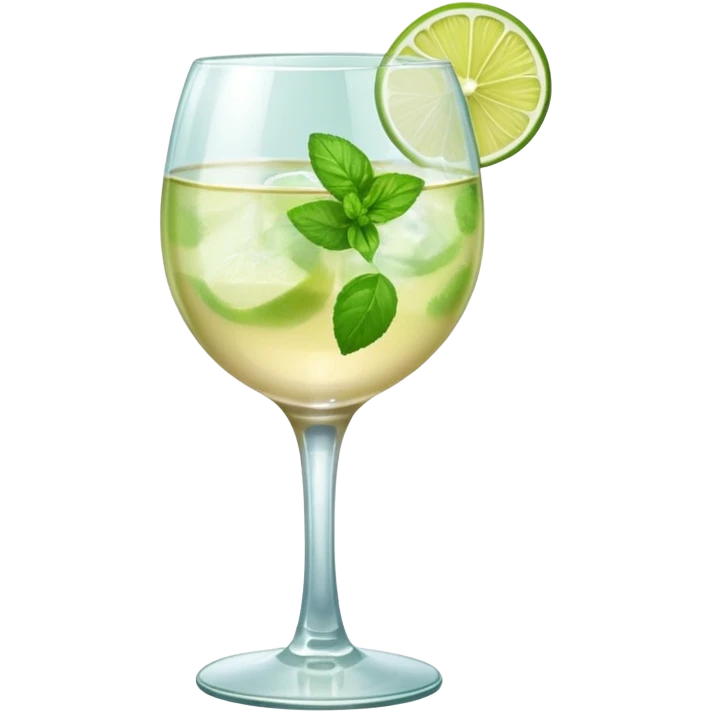 the hugo drink in the same glass as wine or aperol spritz emoji