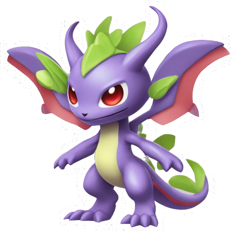 Cool Edgy Cute Chibi Legendary Shiny Fakemon-Pokémon-Genesect-Flygon With Full Body Detailed High Quality emoji