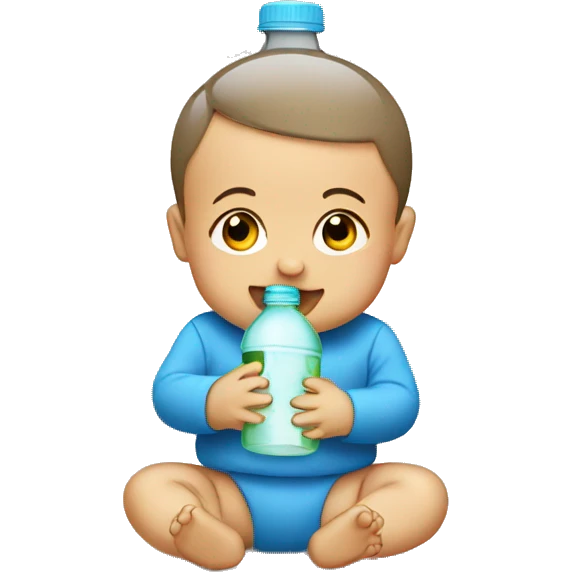 baby drinking a bottle  emoji