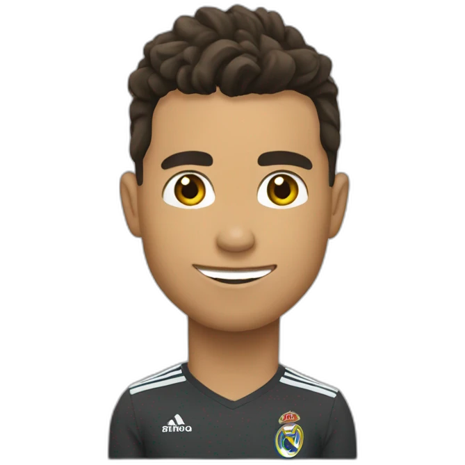 Ronaldo qui fait le siuuu emoji