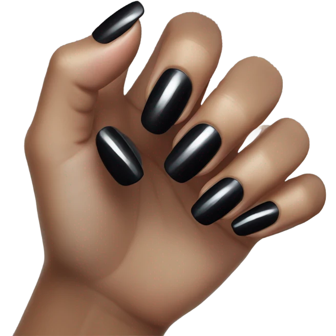 black nails emoji