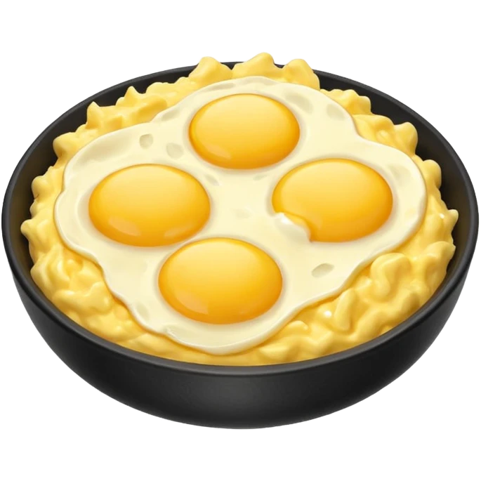 Cheesy eggs emoji