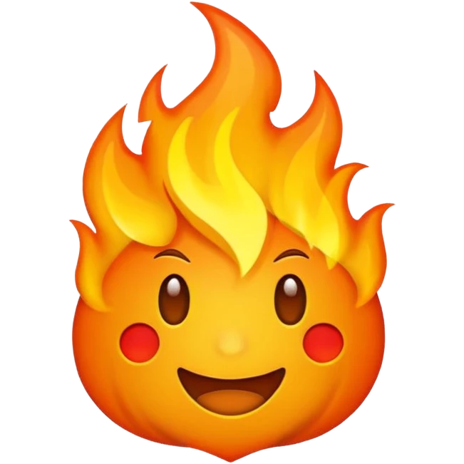 you want the ZWJ embedded inside the fire emoji emoji