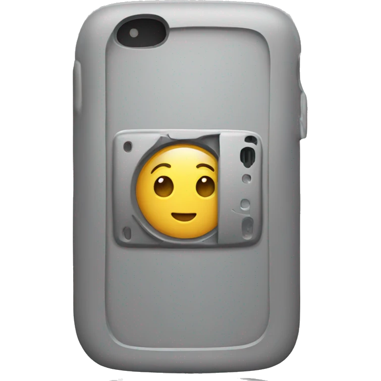 iphone with video emoji