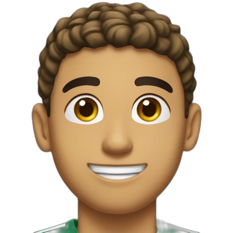 Achraf hakimi maroc emoji