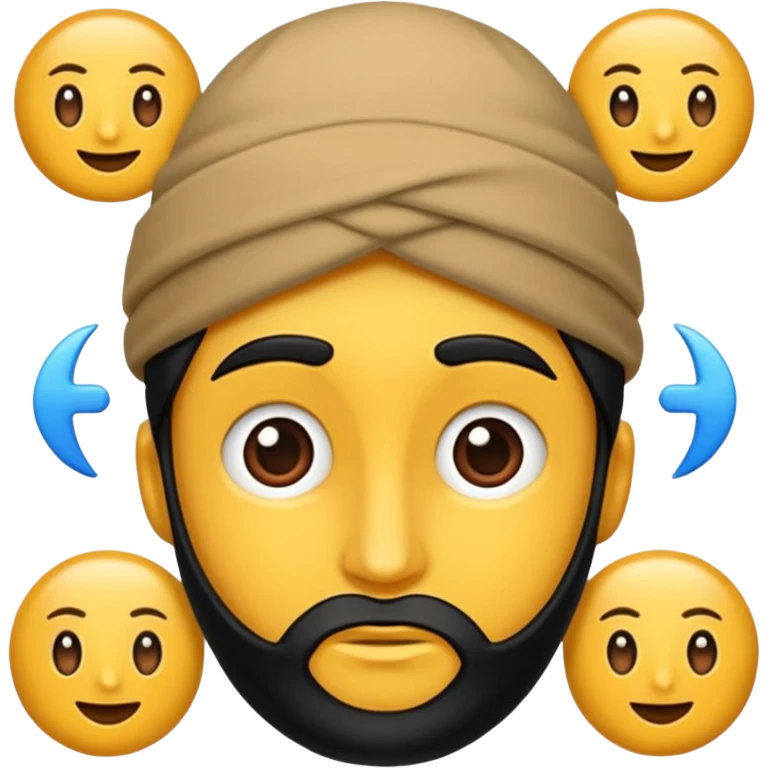 mavi kurdele emoji