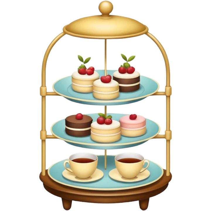 afternoon tea stand emoji