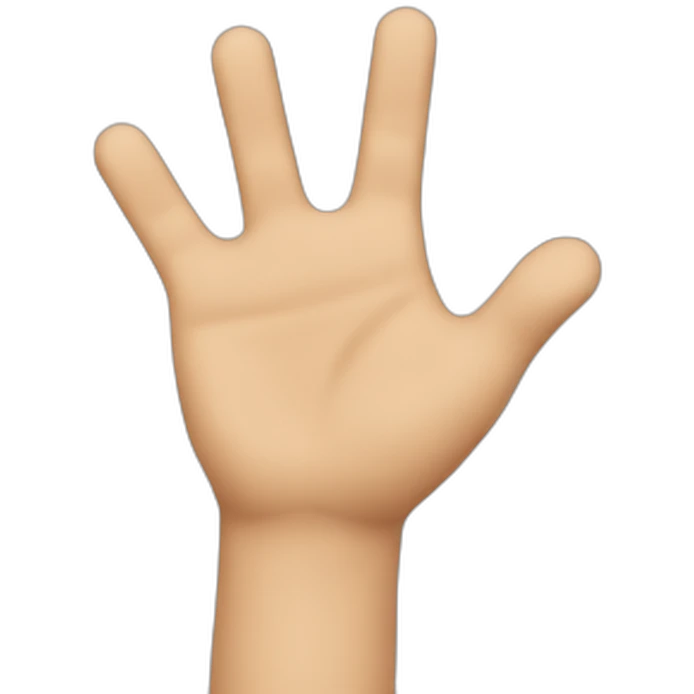 hands up emoji