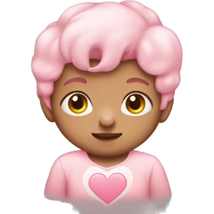 Baby pink heart  emoji