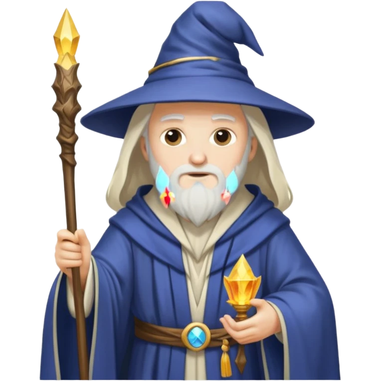 classic wizard with robes emoji