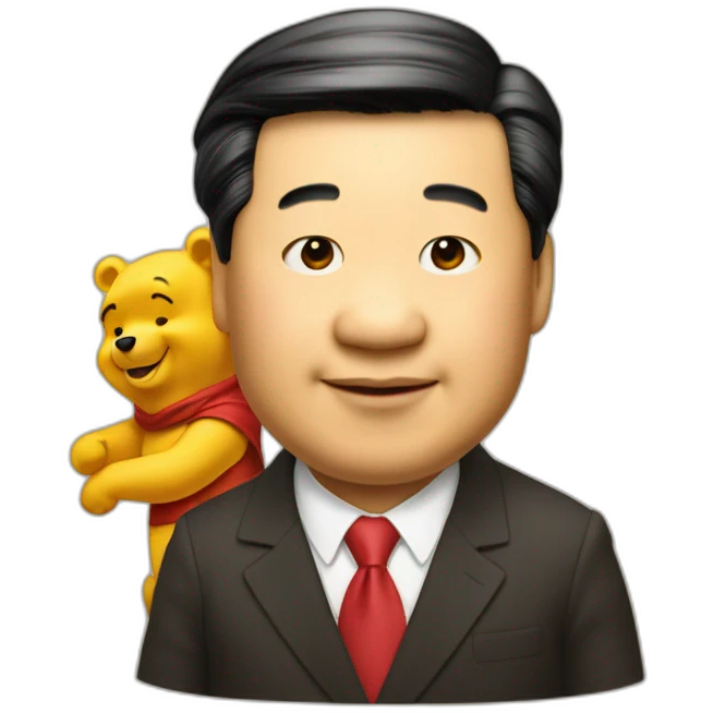 Xi jinping as Winnie the pooh emoji