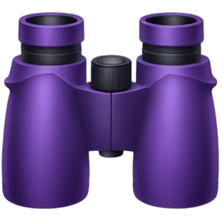 purple binoculars emoji