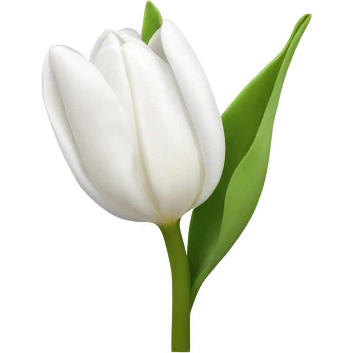 white tulips emoji